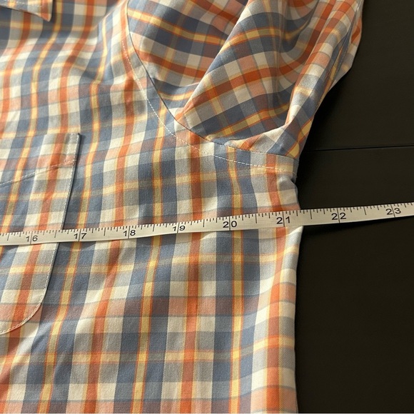 LL Bean Button Down Shirt Wrinkle Free Men's Size Medium Plaid Easter - Picture 7 of 8